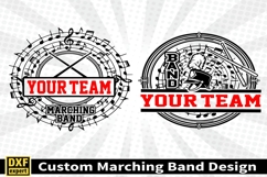 Marching band shirt SVG Editable Template Instate download Product Image 3