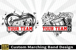 Marching band shirt SVG Editable Template Instate download Product Image 3