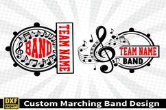 Marching band shirt SVG Editable Template Instate download Product Image 1