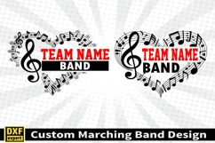 Marching band shirt SVG Editable Template Instate download Product Image 3