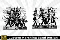 Marching band shirt SVG Editable Template Instate download Product Image 3