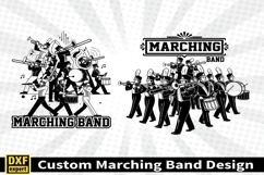 Marching band shirt SVG Editable Template Instate download Product Image 3