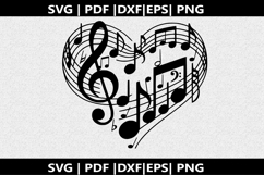 Treble clef notes SVG | Marching Band Shirt |Music Notes Product Image 3