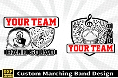 Marching band shirt SVG Editable Template Instate download Product Image 3