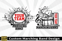 Marching band shirt SVG Editable Template Instate download Product Image 3