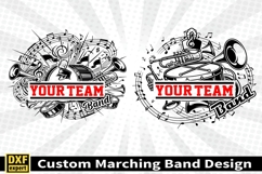 Marching band shirt SVG Editable Template Instate download Product Image 3