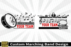 Marching band shirt SVG Editable Template Instate download Product Image 3