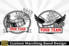 Marching band shirt SVG Editable Template Instate download Product Image 1