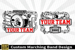 Marching band shirt SVG Editable Template Instate download Product Image 3