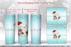 Merry Christmas Tumbler Sublimation/Winter Design Product Image 1