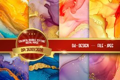 Colorful marble texture digital paper Product Image 1
