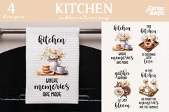 Kitchen Towel Sublimation, Neutral Kitchen Towel Sublimation Product Image 1