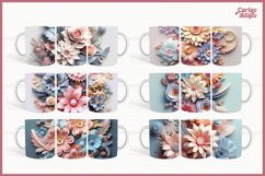 3d Mug Wrap Bundle | 3d Flowers Coffee Cup Product Image 3