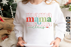 Mama Claus Svg Design Product Image 2