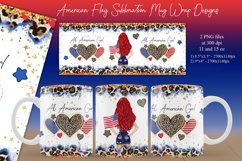 American Leopard Flag Mug Sublimation Bundle-11oz &amp; 15oz mug Product Image 4