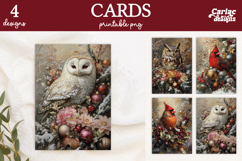 Christmas Cards, Merry Christmas Printable Cards Product Image 1