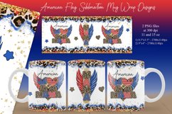 American Leopard Flag Mug Sublimation Bundle-11oz &amp; 15oz mug Product Image 7