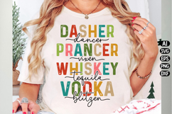 Dasher Dancer Prancer Vixen Whiskey Tequila Vodka Blitzen Product Image 2