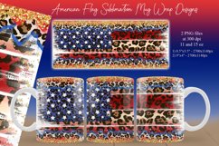 American Leopard Flag Mug Sublimation Bundle-11oz &amp; 15oz mug Product Image 3