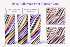 Halloween Abstract Tumbler Sublimation, Halloween Tumbler Product Image 1