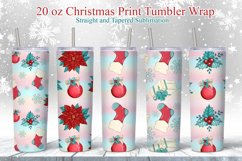 Merry Christmas Tumbler Sublimation BUNDLE PNG Product Image 1