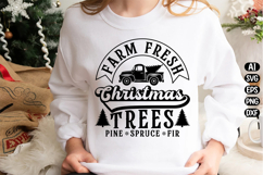 Farm Fresh Christmas Trees Svg Design Product Image 2