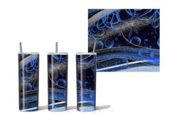 Abstract Jellyfish Tumbler Sublimation 20 Oz Product Image 3