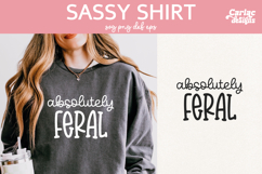 Sassy Girl Quote SVG PNG Bundle Product Image 8