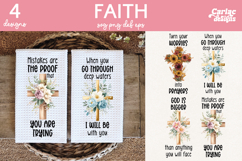 Faith Kitchen Towel Sublimation, Christian Kitchen Towel Product Image 3