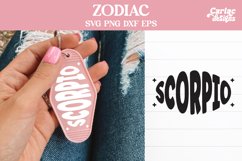 Zodiac Signs Motel Keychain SVG, Zodiac Signs Keychain SVG Product Image 11
