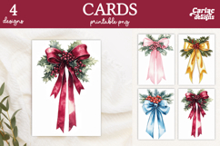 Christmas Cards, Merry Christmas Printable Cards Product Image 1