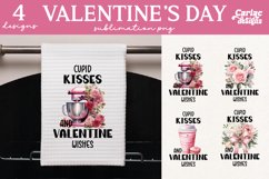 Kitchen Towel Sublimation, Valetines Day Sublimation Product Image 1