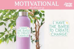 Inspirational Sticker, Motivational Sticker, Printable PNG Product Image 1