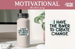 Inspirational Sticker, Motivational Sticker, Printable PNG Product Image 1