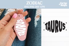 Zodiac Signs Motel Keychain SVG, Zodiac Signs Keychain SVG Product Image 2