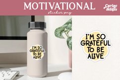 Inspirational Sticker, Motivational Sticker, Printable PNG Product Image 1
