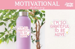 Inspirational Sticker, Motivational Sticker, Printable PNG Product Image 1