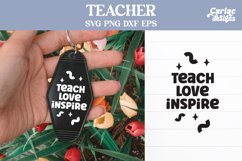 Teacher Motel Keychain SVG Bundle Product Image 13