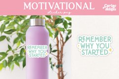 Inspirational Sticker, Motivational Sticker, Printable PNG Product Image 1