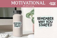 Inspirational Sticker, Motivational Sticker, Printable PNG Product Image 1