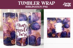 Tumbler Sublimation Wrap, Alcohol Ink Tumbler Wrap Product Image 6