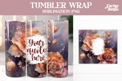 Tumbler Sublimation Wrap, Alcohol Ink Tumbler Wrap Product Image 10