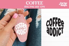 Coffee Motel Keychain SVG Bundle Product Image 3
