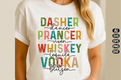 Dasher Dancer Prancer Vixen Whiskey Tequila Vodka Blitzen Product Image 3