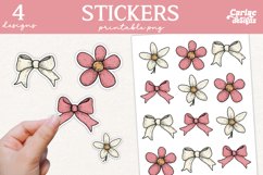 Cute Printable Stickers, Stickers Sheet, Planner Stickers Product Image 1