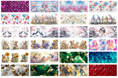 223 designs. Mug sublimation BUNDLE. 11oz mug wrap Product Image 3