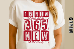 12 New Chapters 365 New Chances Svg Design Product Image 3