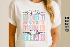 It's The Most Wonderful Time Of The Year Svg Design Product Image 3