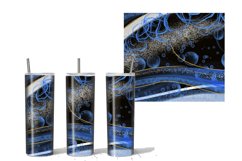 Abstract Jellyfish Tumbler Sublimation 20 Oz Product Image 2