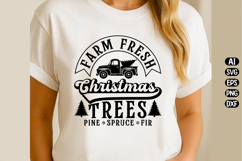 Farm Fresh Christmas Trees Svg Design Product Image 3